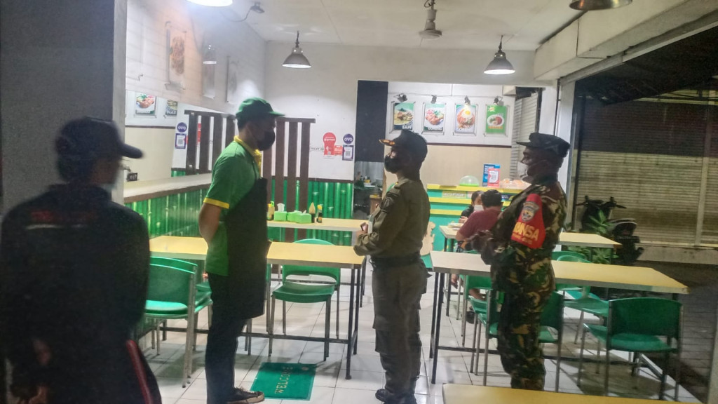 Selasa, 14 September 2021 - Giat Penegakan Prokes untuk Pengendalian Penyebaran Covid-19